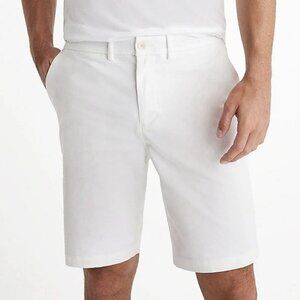 Express Men's 10" Comfort Waist Hyper Stretch Chino Shorts White Size 33 NWT $64